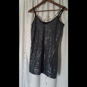 Black, sequins tank